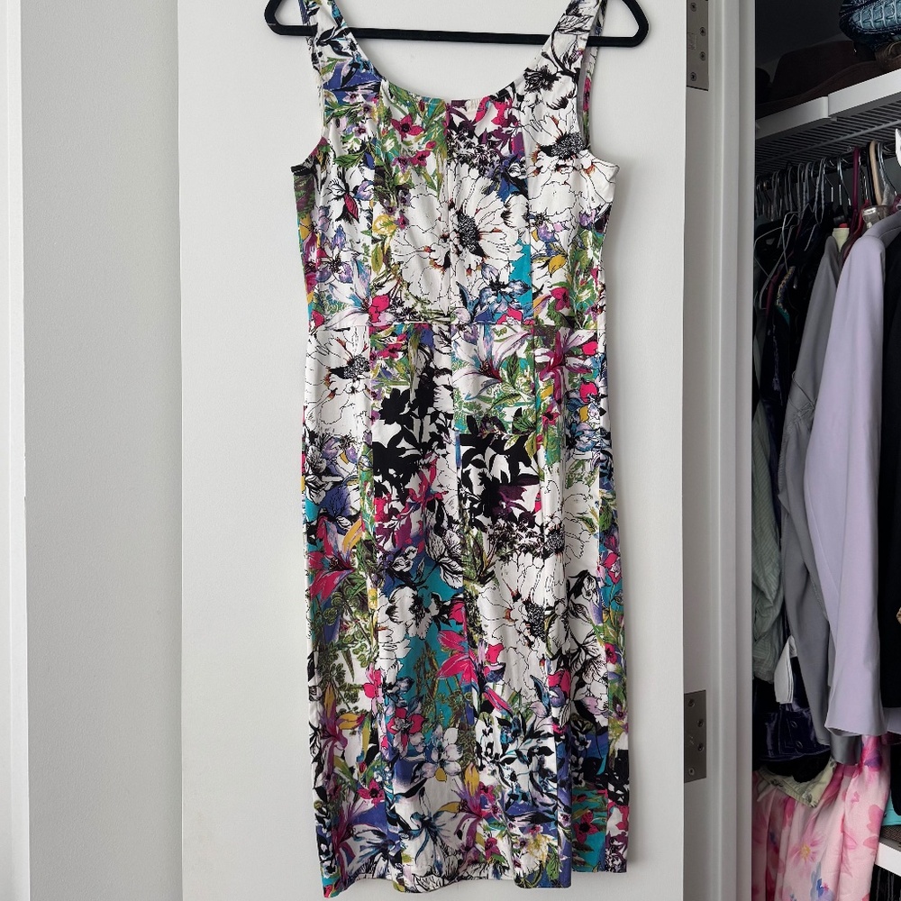 Colorful Floral Dress - Picture 2 of 5
